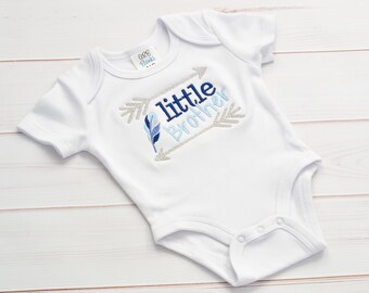 Little Brother Bodysuit - Sibling Outfits - Little Brother Shirt - Pregnancy Announcement - Gender Reveal - Brother Shirts - Baby Brother