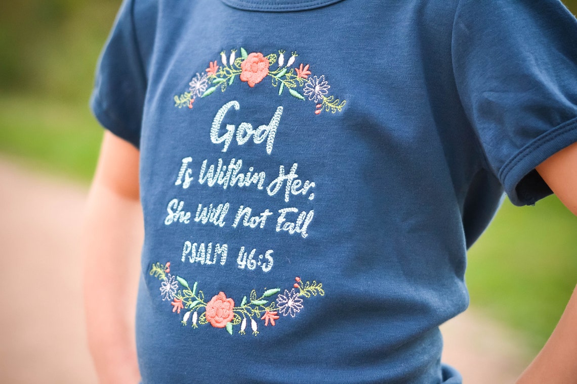 Skirts for Girls Girls Skirt Set Bible Verse Shirt Girls Etsy