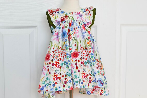 Girls Dresses Toddler Girl Dress Wildflower Dress | Etsy