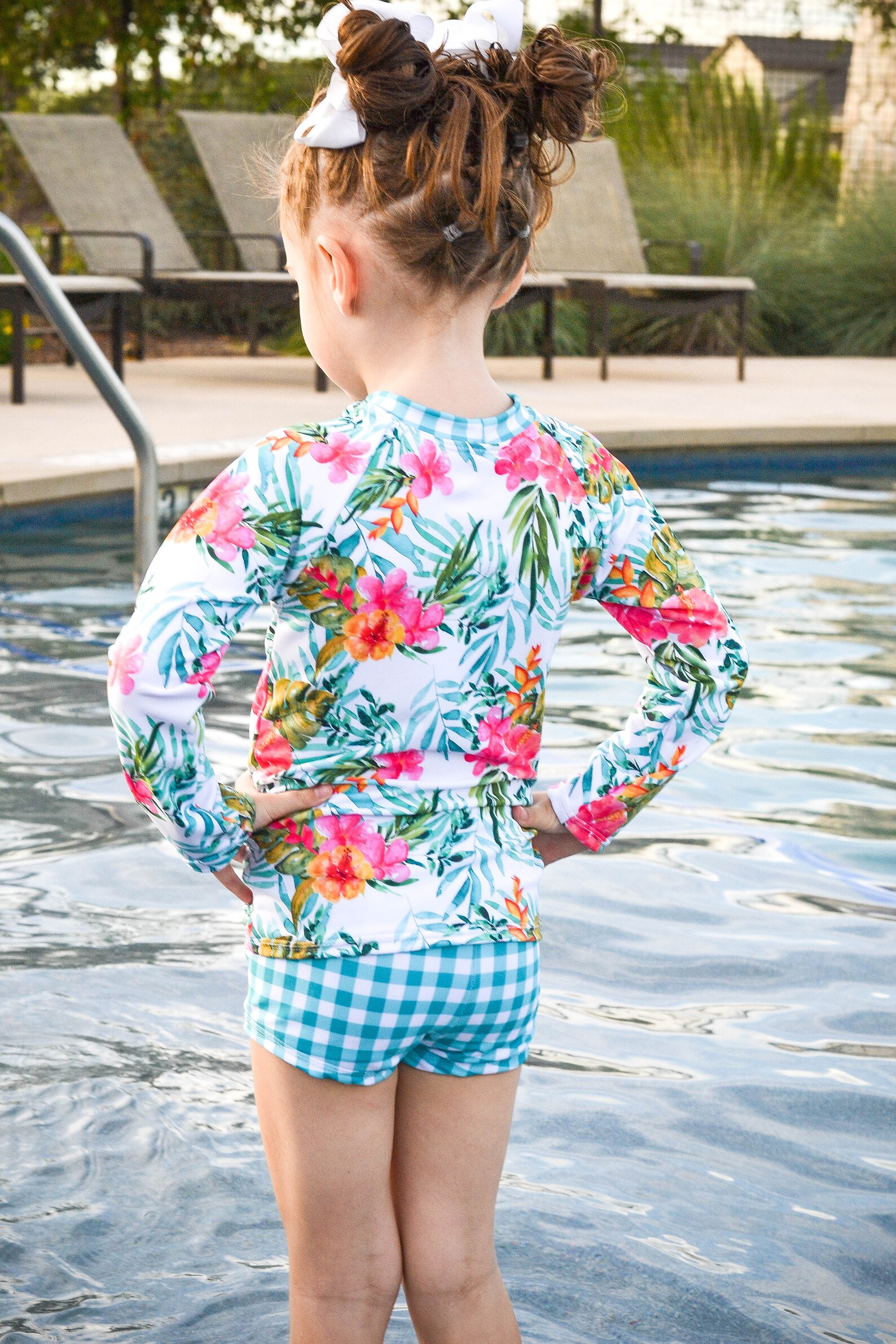 Swimsuit Girls Swimsuit Toddler Swimsuit Modest Swimsuit Etsy