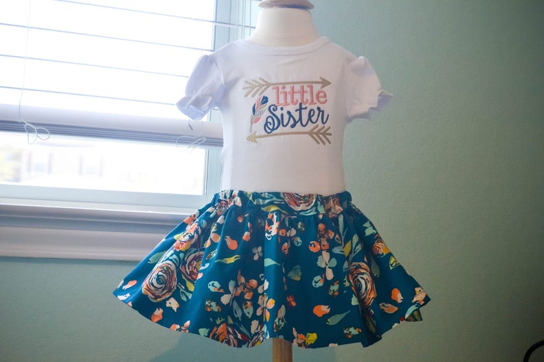 Sister Dresses Gifts for Baby Girl Coming Home Outfit Little Sister Gift Sibling Outfits Little Sister Outfit Baby Shower Gift