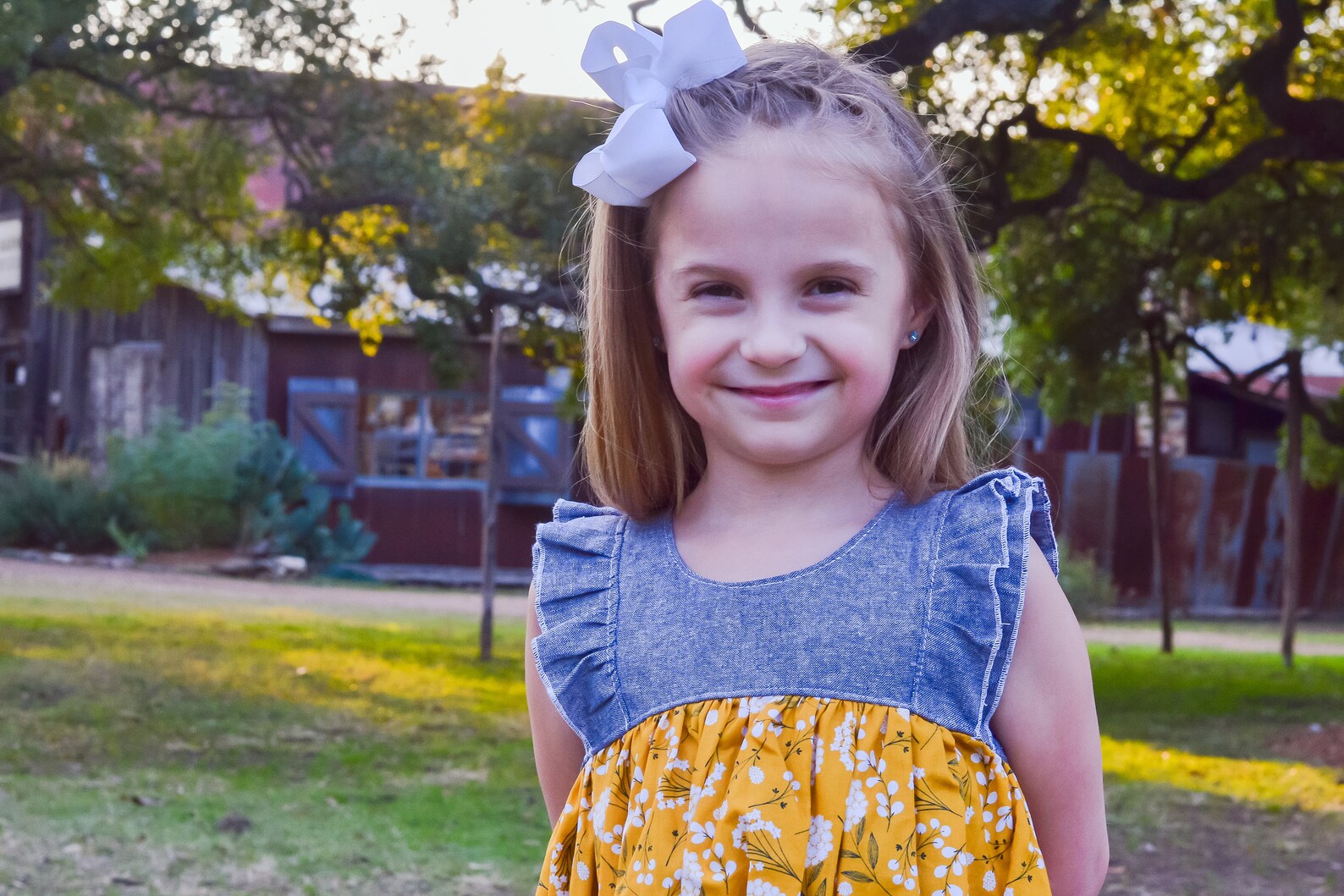 Girls Dresses Toddler Girl Dress Mustard Dress Flutter Etsy