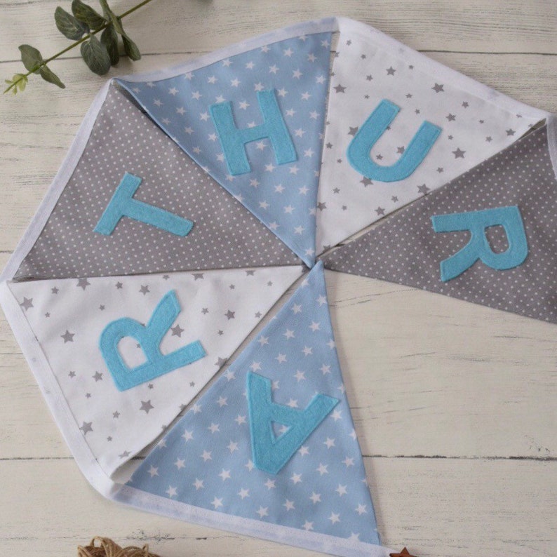 baby name bunting for nursery