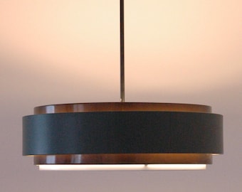 Vintage Hiemstra Evolux pendant, lamp, light Dutch design