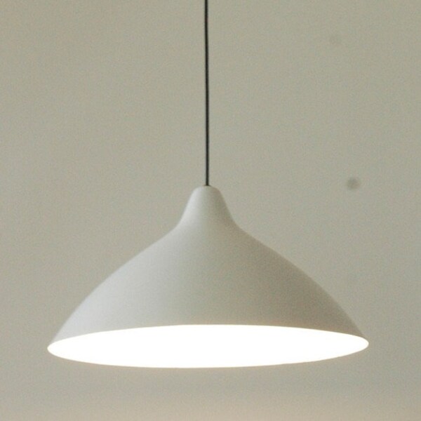 Lisa Johansson-Pape for Orno in white Scandinavian Design lamp light