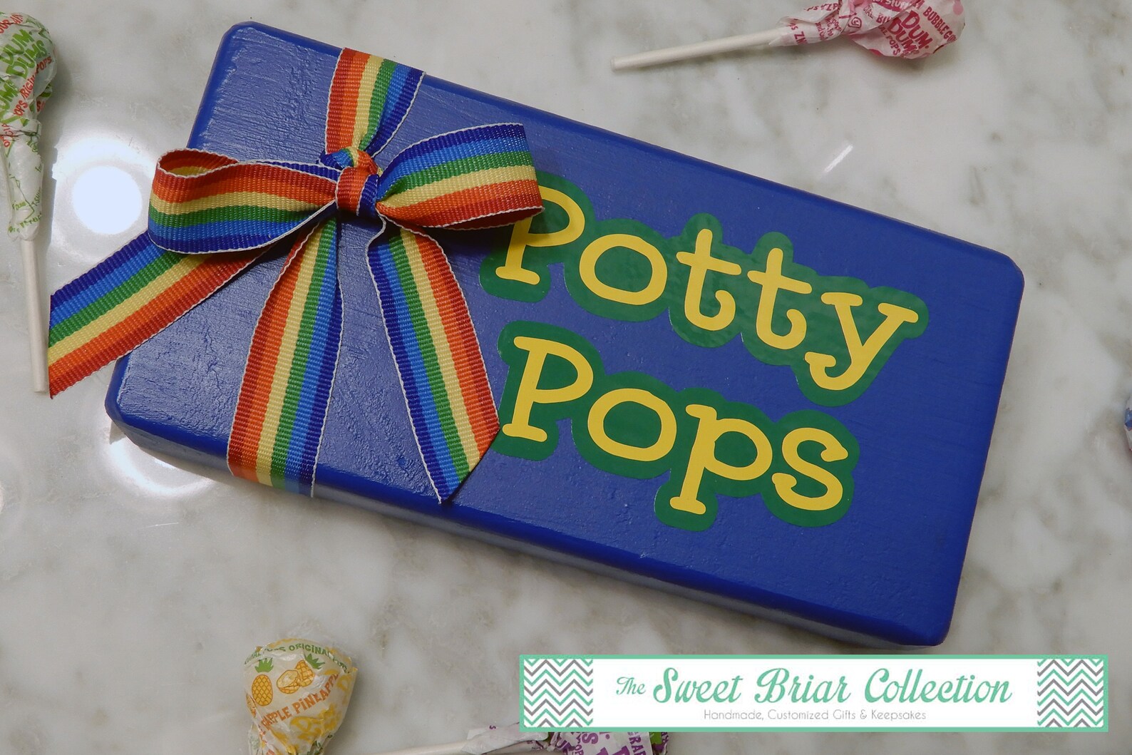 Potty Pops Potty Training Treats Kids Bathroom Decor Etsy