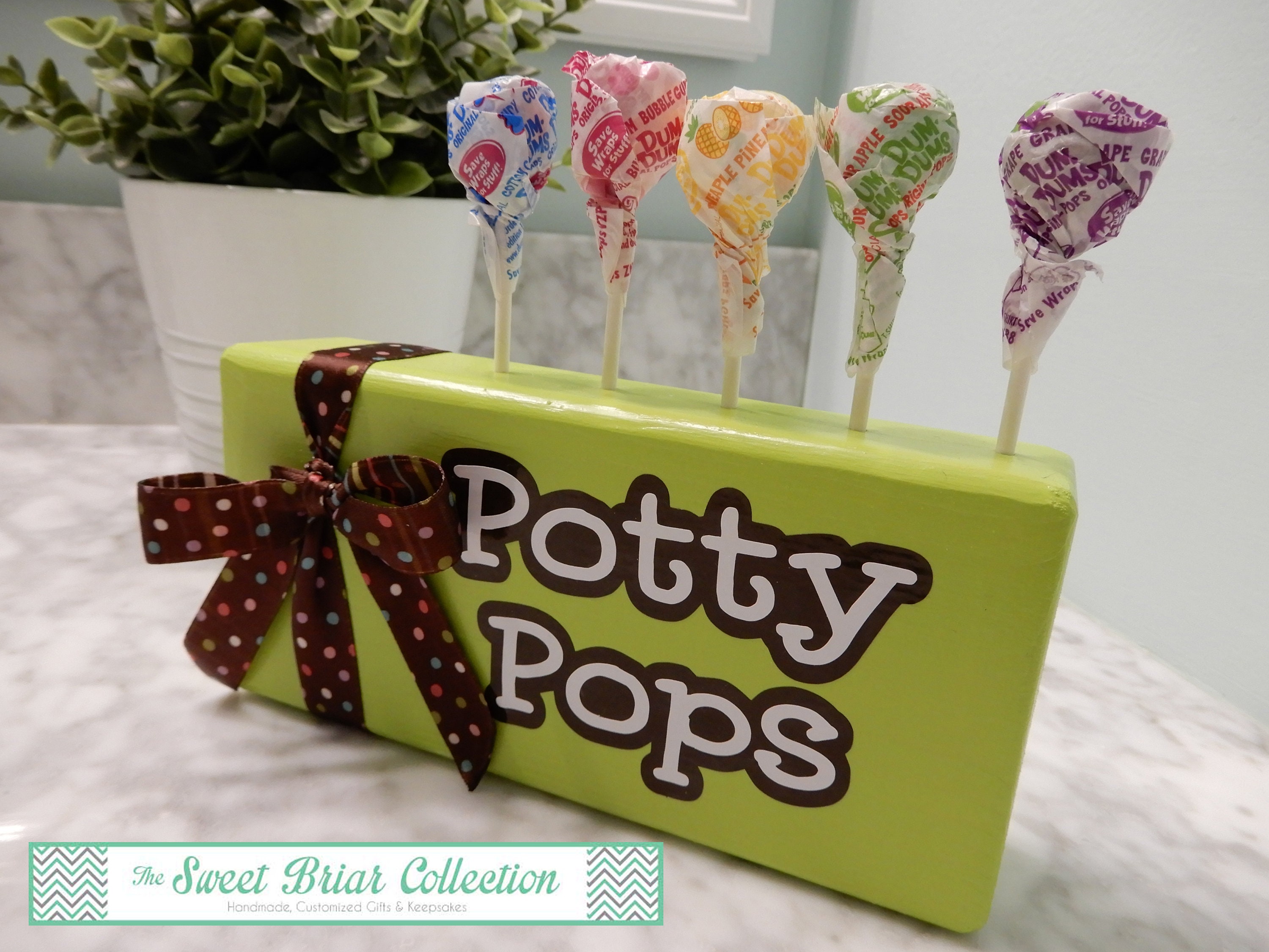 Potty Pops Potty Training Treats Kids Bathroom Decor Etsy
