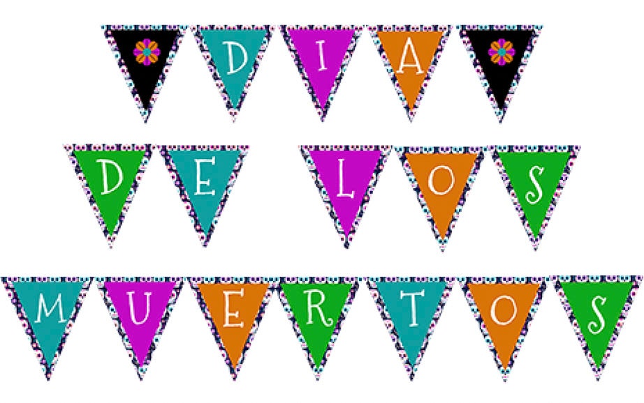 Dia De Los Muertos Banner Etsy