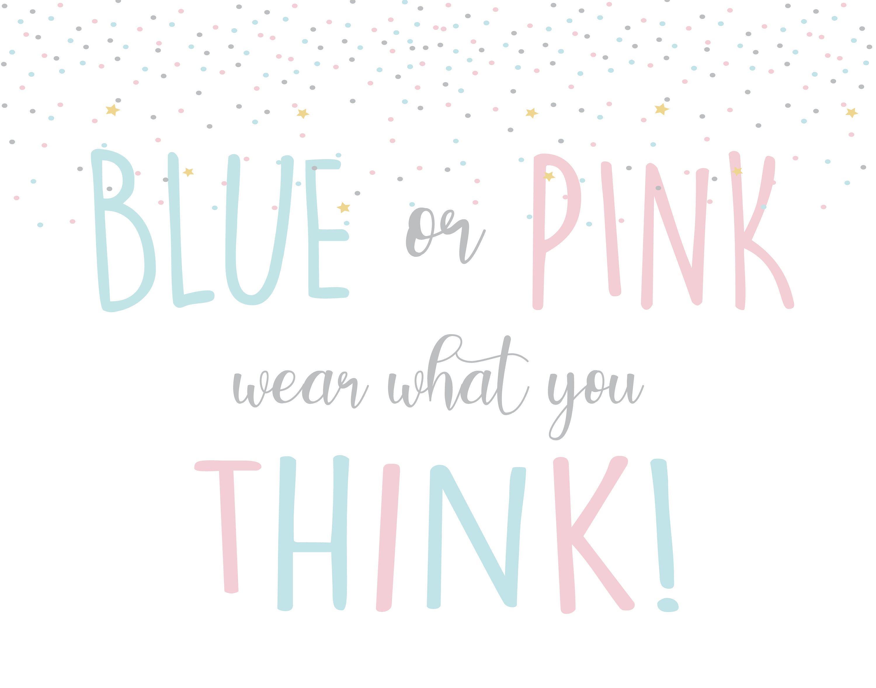 Think Pink Wear Blue