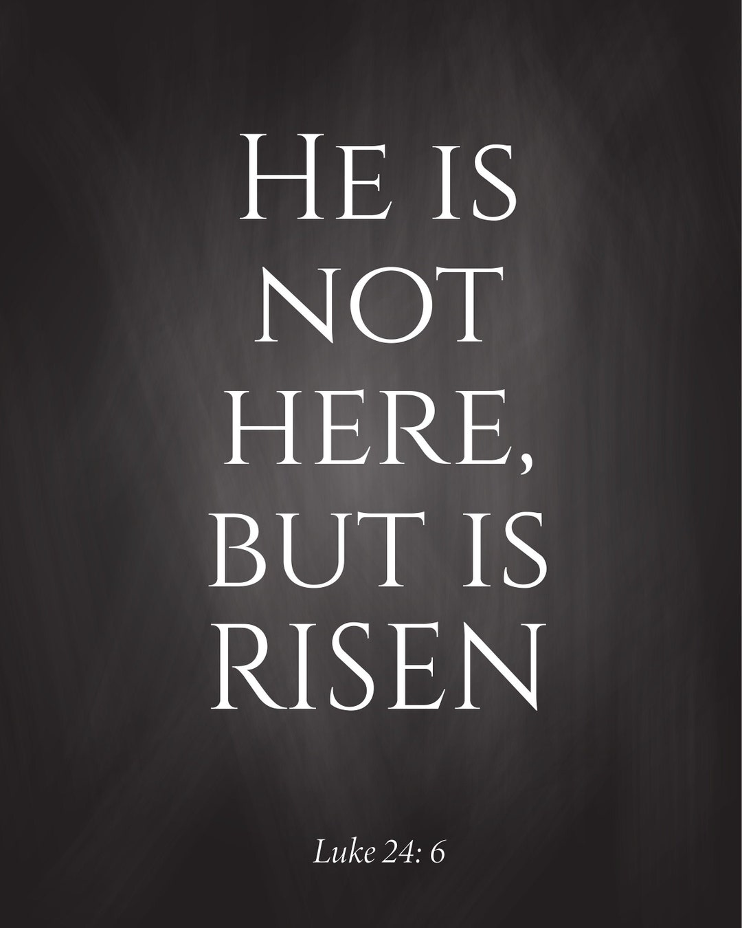 He is Not Here He is Risen 16 X 20 Etsy