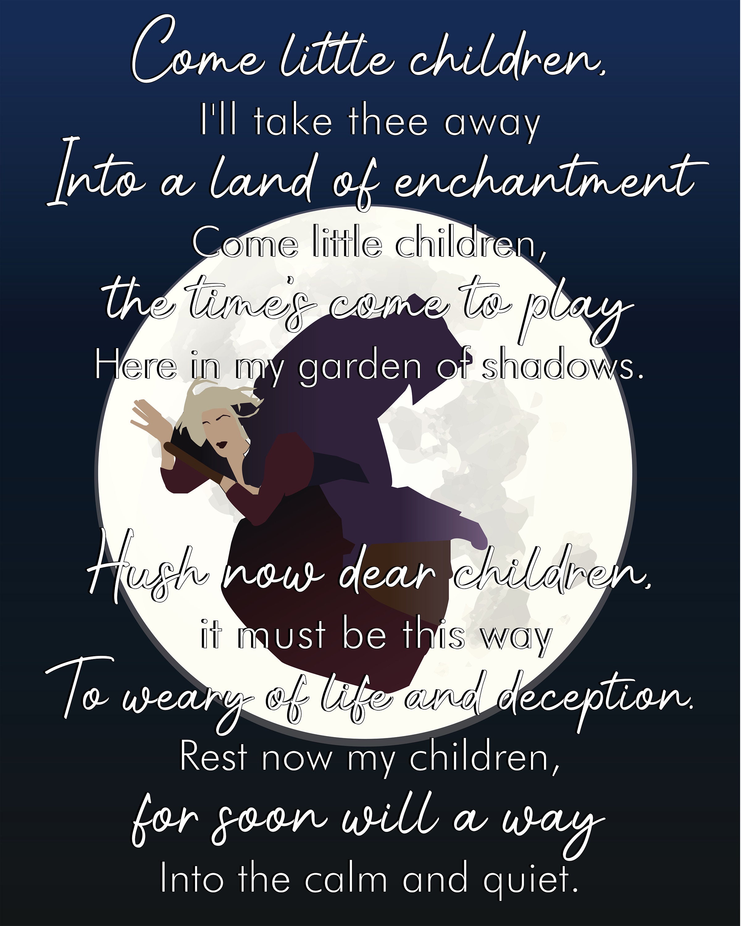 Come Little Children Print 2 Hocus Pocus Printable - Etsy