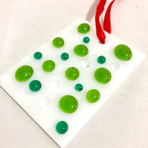 Geschmolzenem Glas Christbaumschmuck