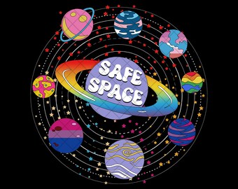 Safe Space PNG, Gay Bisexual Pansexual Asexual Transgender Lesbian NonBinary Pride Awareness, Pride Month PNG, LGBT Month png, Gay Right png