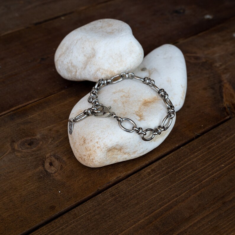 Stainless Steel Thick Chain Anklet/bracelet Etsy