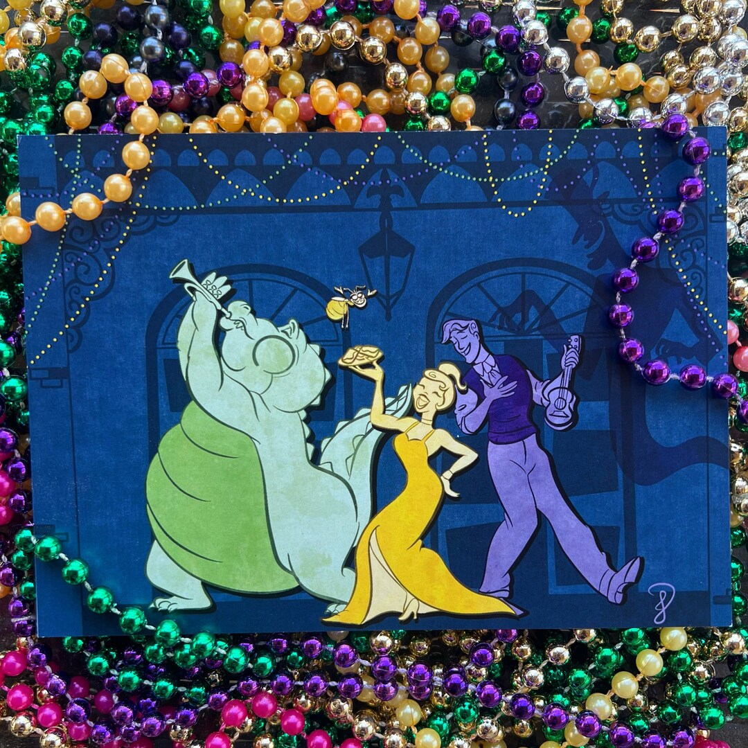mardi gras in princess and the frog