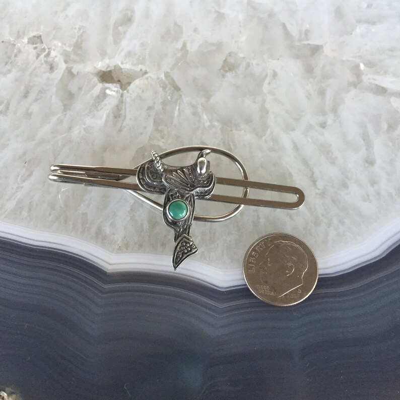 Saddle money clip men\u2019s jewelry sterling silver with turquoise western wear