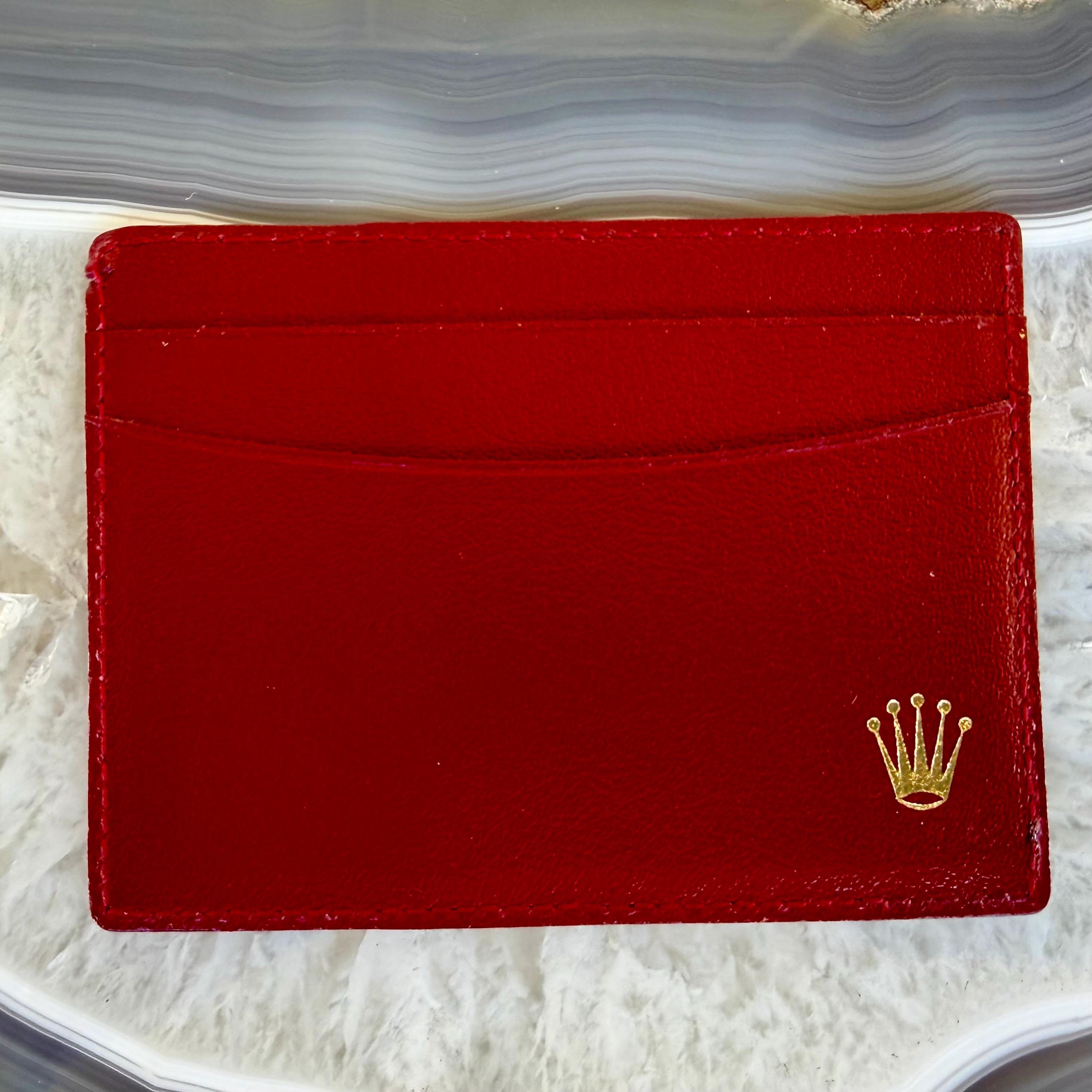 Red Rolex Wallet - Etsy