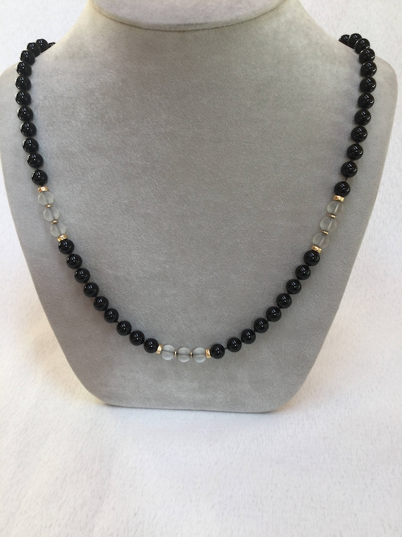 Onyx necklace, Classically Beautiful. Black Onyx, 