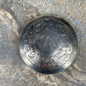 Sterling silver compact, 1930’s, England