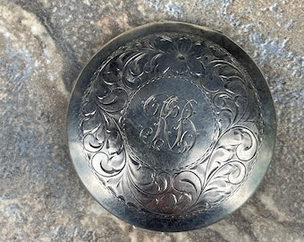 Sterling silver compact, 1930’s, England