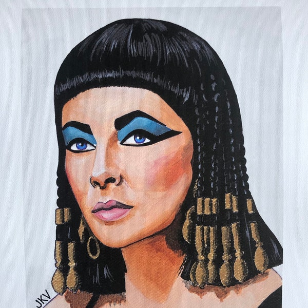 Elizabeth Taylor as Cleopatra / Fine Art Print