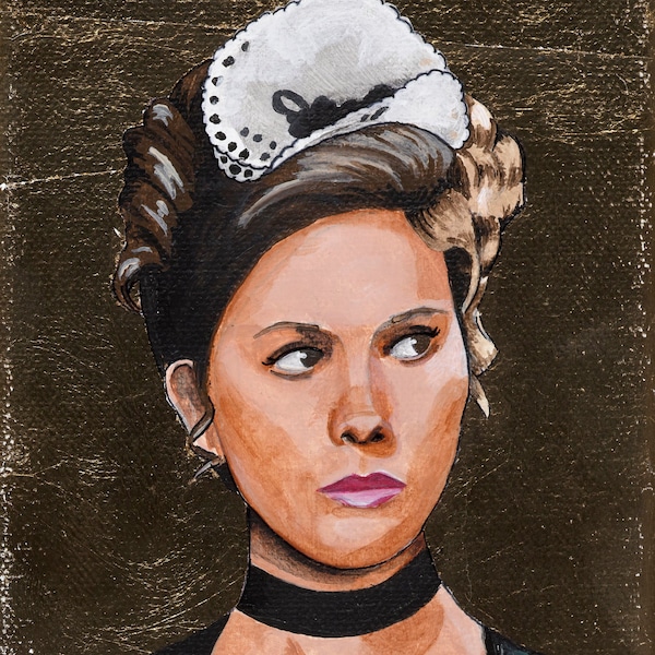Colleen Camp as Yvette Clue / Original Acrylic Painting