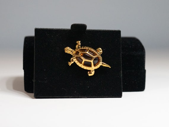 Rare Avon Sea Turtle Pin Avon Tortoise Style Tac … - image 4