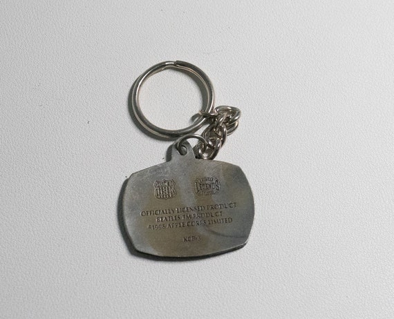 The Beatles Pewter Apple Corps Limited Key Chain Ring 1996 USA - Etsy