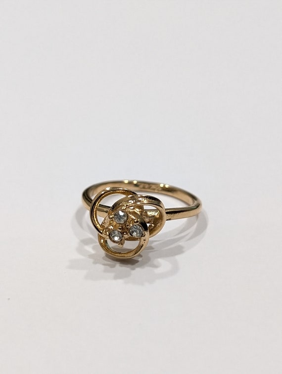 Interlocking Infinity Circles Design Cocktail Rin… - image 5