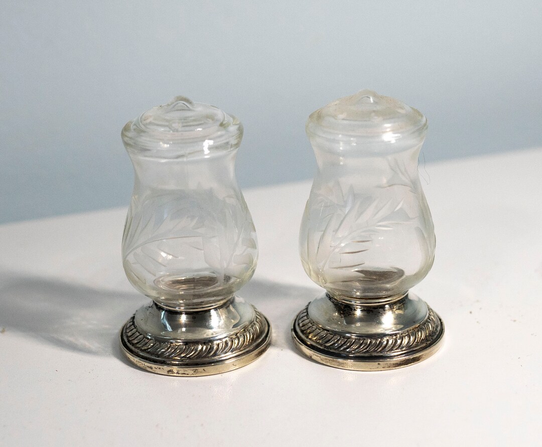 Vintage Newport Sterling Quaker Hurricane Salt and Pepper Etsy