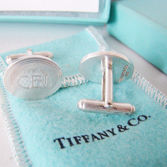 Tiffany & Co Sterling Silver Cuff Links Vintage AUTHENTIC