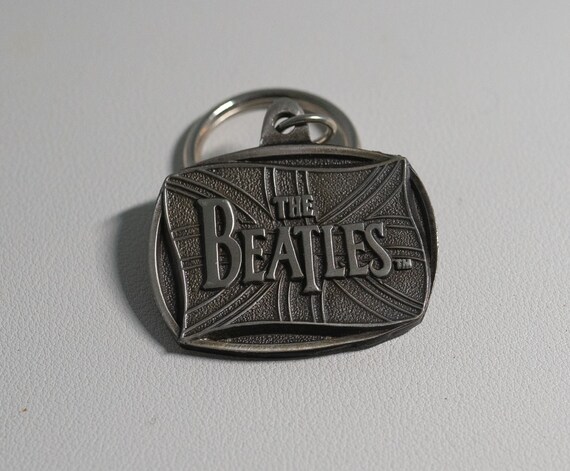 The Beatles Pewter Apple Corps Limited Key Chain Ring 1996 USA - Etsy