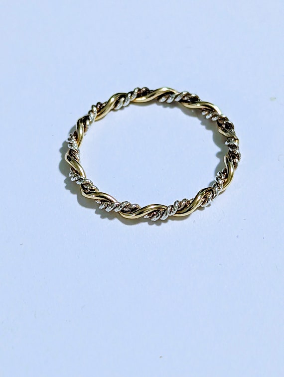 Rare 1978 Avon Precious Braid 14K Gold-Filled and… - image 3