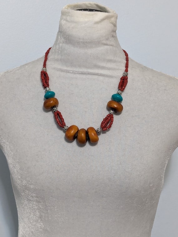 Moroccan Berber Necklace Traditional Handmade Lou… - image 4