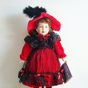 Samantha Collection, Samantha Medici 1998 Ltd Ed Fine Porcelain Doll American Girl Limited Edition Trademarked