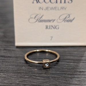 Bague Ancienne En Argent Massif 925 - Taille 54 - Alliance Jonc Créateur AVON - France