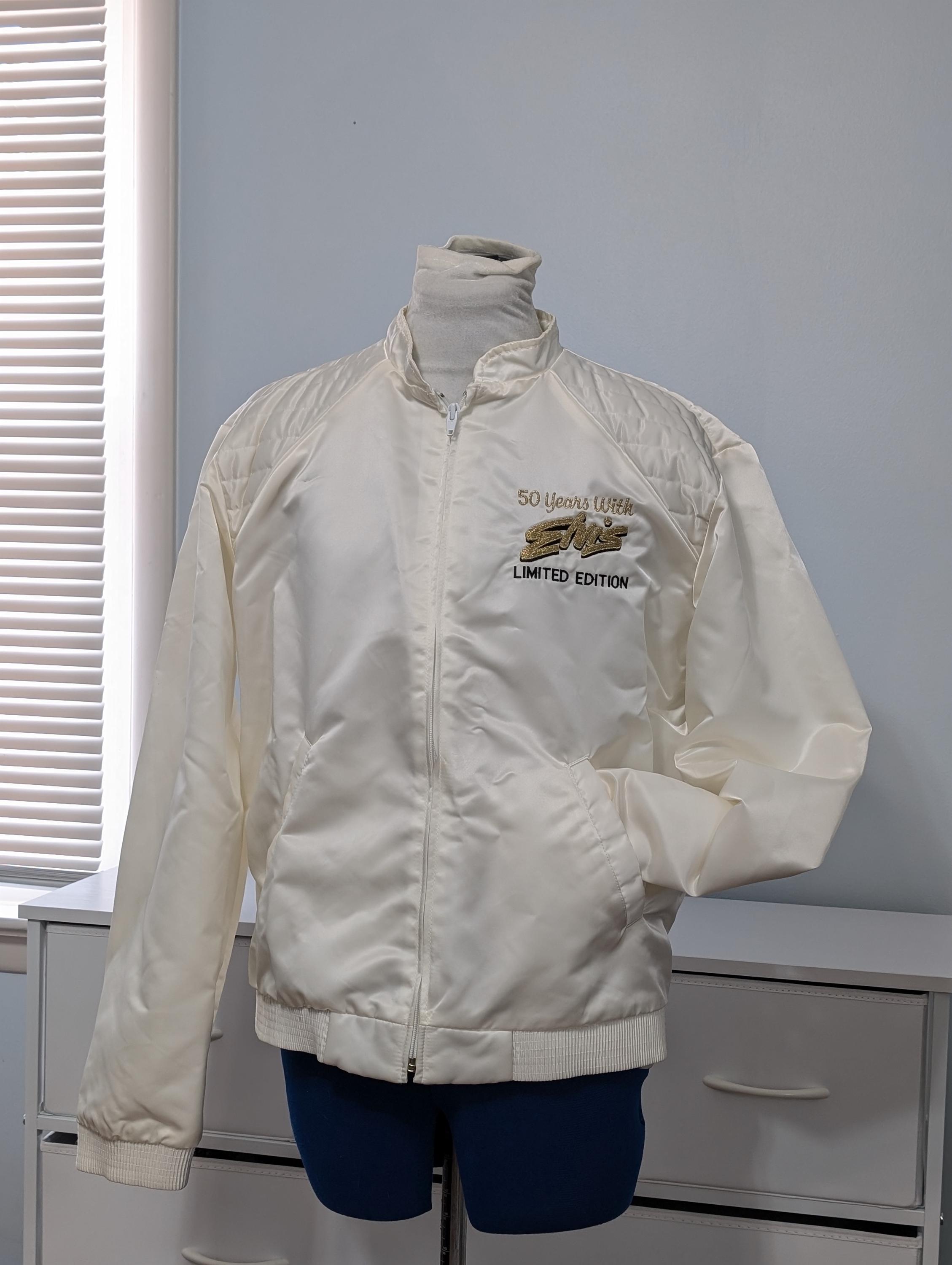 美品！ELVIS PRESLEY／1956DORSEY JACKET Collectible ELVIS PRESLEY 50TH ANNIVERSARY Satin Bomber