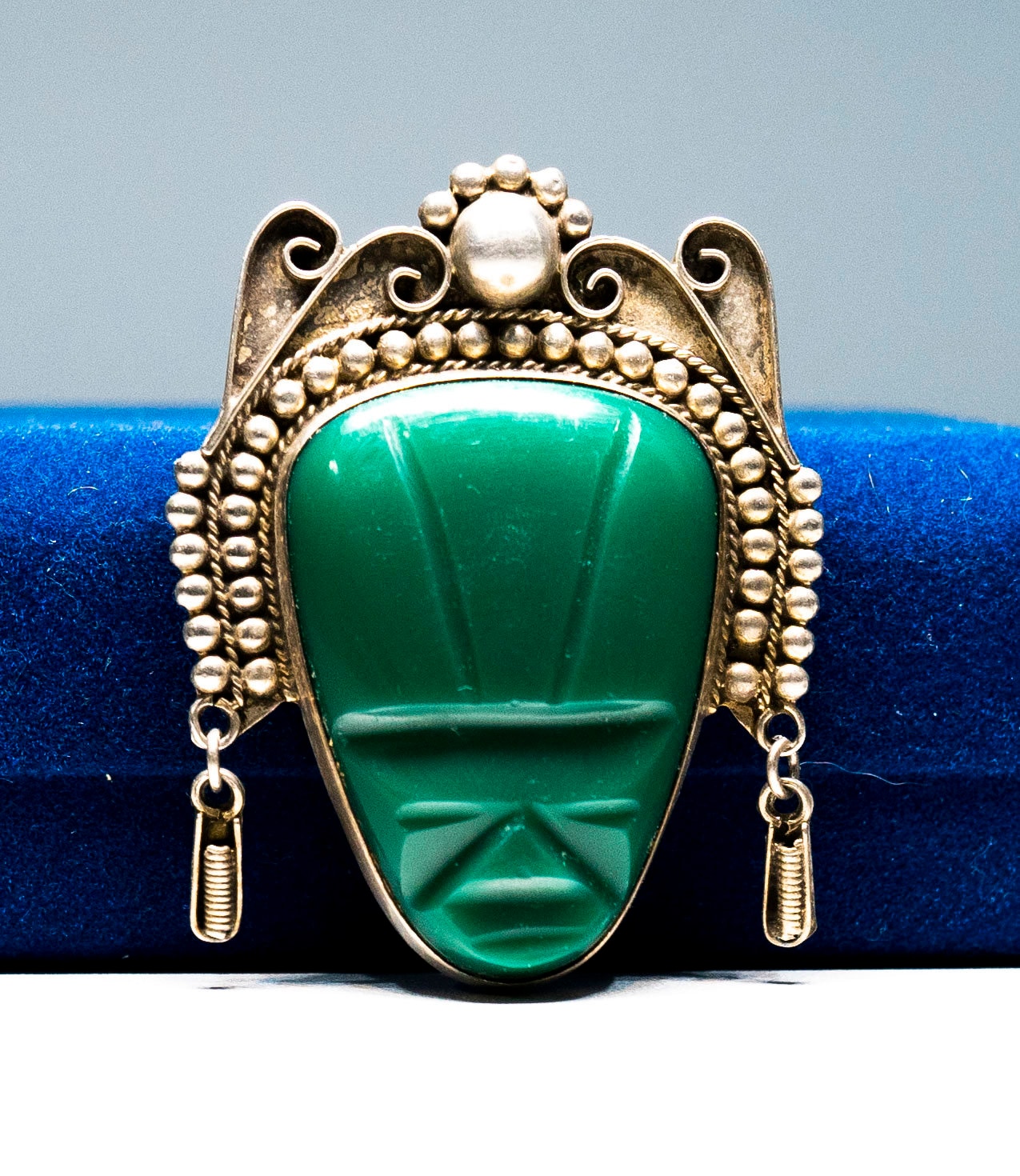 Taxco 925 Face Pin - Etsy