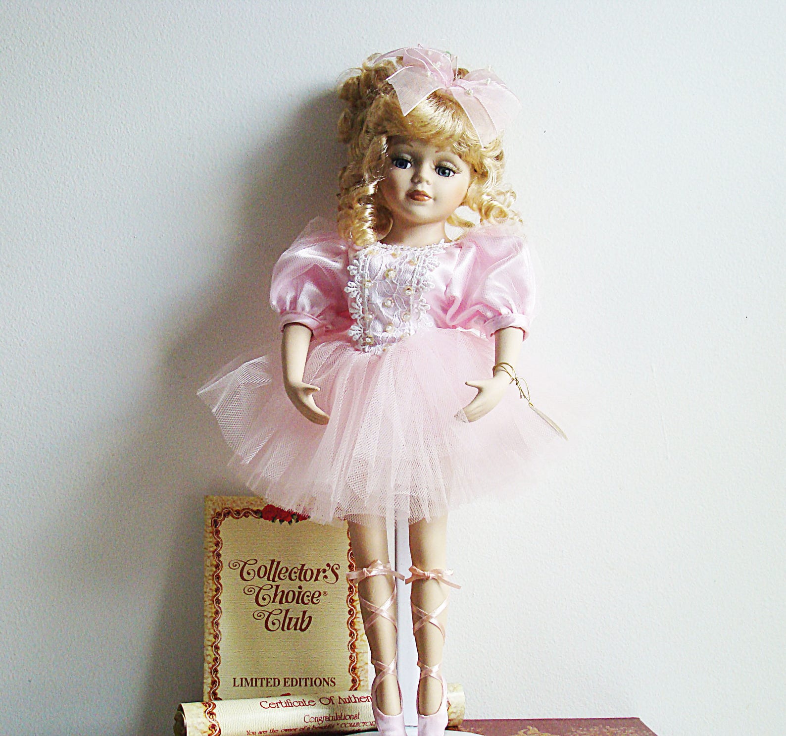 Vintage Collectors Choice Ballerina Porcelain Doll Genuine Etsy