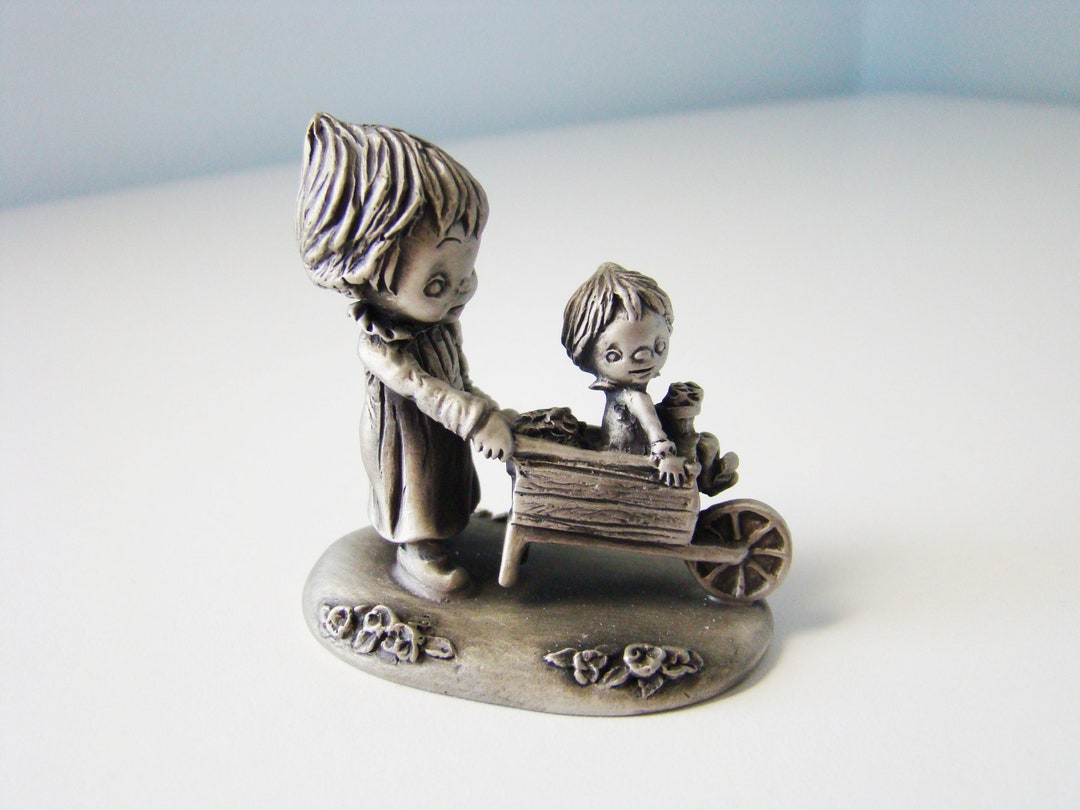 Vintage Hallmark Little Gallery Fine Pewter Figurine - “sunshine