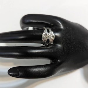 Vintage Wm A Rogers Oneida LTD Wrap Spoon Ring Size 7 Adjustable Original Rogers  Pattern Silverplate Cupronickel Flatware Jewelry