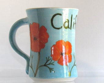 California Poppy Mug