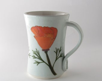 California Poppy Mug