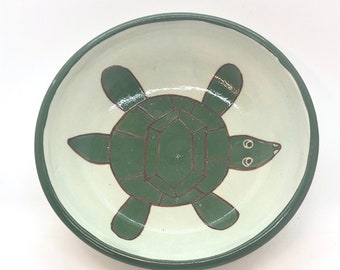 Ceramic Sea Turtle Bowl