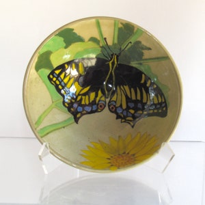 Porcelain Bowl with Swallowtail Butterfly image 4