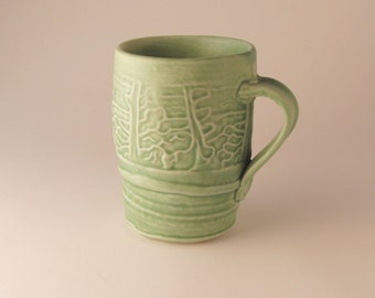 San Souci Mug with Abstract Water Design