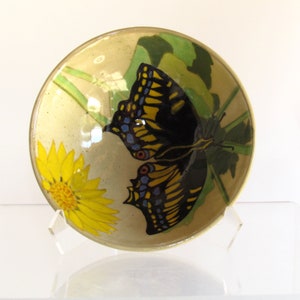 Porcelain Bowl with Swallowtail Butterfly image 6