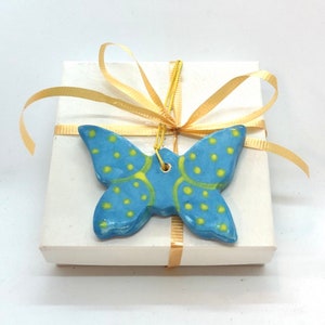 Blue Butterfly Ornament image 2