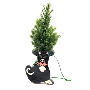 Tuxedo Kitty Ornament image 2