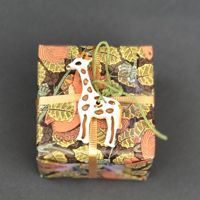 Gift Tie Ons in Animal Cracker Shapes Etsy